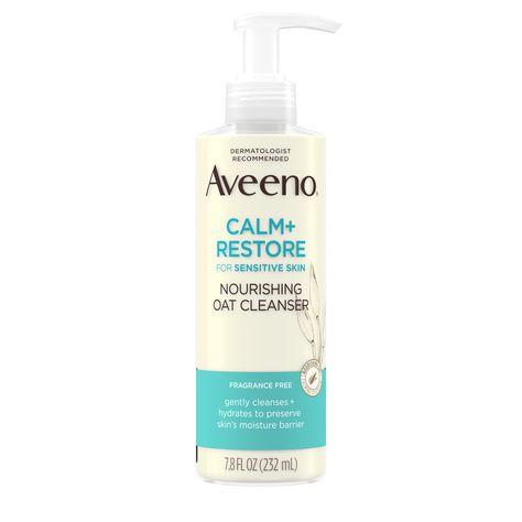 Free 2-day shipping. Buy Aveeno Calm + Restore Liquid Cleanser, Sensitive Skin, 8 oz at Walmart.com Aveeno Face Wash, Facial For Dry Skin, Gentle Face Cleanser, Gentle Face Wash, Cleanser For Sensitive Skin, Dermatologist Recommended Skincare, Hydrating Cleanser, Facial Moisturizers, Gel Cleanser