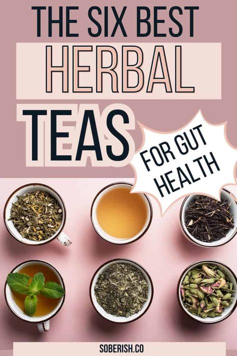 Discover the best herbal teas for gut health! Dive into our latest article to learn how teas for gut health can aid digestion and promote overall wellness. Uncover the power of herbs for gut health and find your new favorite gut healing tea. Perfect for women in their 30s and 40s looking to boost their digestive health naturally. Best Tea For Digestive Issues, Tea For Digestive Health, Gut Healing Tea, Digestive Tea Blend, Digestive Tea Recipe, Herbs For Bloat, Tea For Gut Healing, Best Drinks For Gut Health, Natural Gut Health