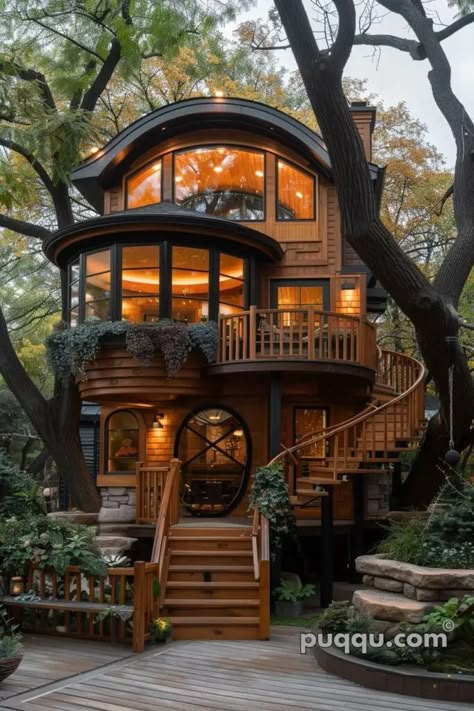 Treehouse Design, Beautiful Tree Houses, Building A Treehouse, Fairytale House, Tree House Designs, Perfect Bedroom, Fantasy House, Unique Houses, Small House Design