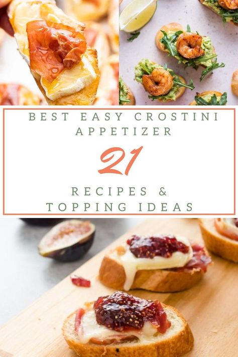 ✨🥖Dive into our little world of Crostini Creations! A collection of 21 easy, top-notch Crostini appetizer recipes & topping ideas.💫🧀. Bring one of these delicious mouth watering hors d'eouvres to your next gathering, using the french baguette as the star. Get ready to snack in style with these tasty morsels!🍅🍇🎉. .. French Bread Appetizers, Baguette Appetizer, Easy Crostini, Bruchetta Appetizers, Crostini Toppings, Crostini Appetizer, Fancy Appetizer Recipes, French Appetizers, Bruschetta Appetizer