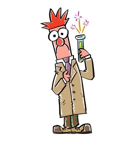 Science Beakers Drawing, Beaker The Muppets, Beaker From The Muppets, Beaker Muppets Drawing, Beaker Muppets Tattoo, Muppet Illustration, Muppets Illustration, The Muppets Drawing, Muppets Drawings