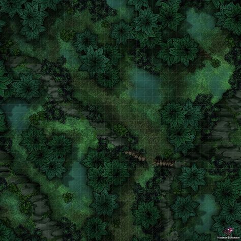 Fantasy Dungeon, Forest Map, Battle Map, Fantasy Town, Tabletop Rpg Maps, Forgotten Realms, Dungeon Maps, D D Maps, Oc Art