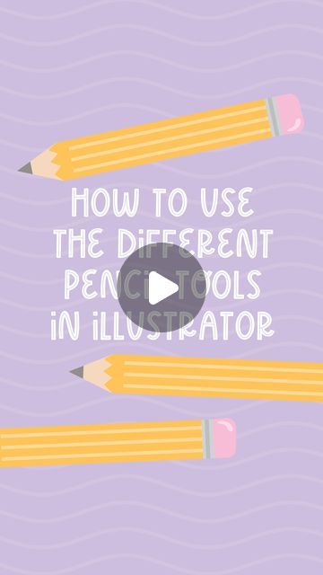 Becca | Graphic Designer & Illustrator on Instagram: "Your guide to all the different pencils tools in Adobe illustrator! Graphic designers I bet you didn’t know how to use all of these! 🤪🤯🤩 • • • #tutorial #educational #learnillustrator #graphicdesigntutorials #illustratortips #designlessons #learndesign #graphicdesigneducation #adobeillustratortutorials #tutorialvideos #designhowto #designlearning #graphicdesignskills #designeducation #creativelearning" Pencil Tool Illustrator, Graphic Design Education, Learn Illustrator, Pencil Tool, Adobe Illustrator Tutorials, Creative Learning, Learning Design, Illustrators On Instagram, Graphic Design Tutorials