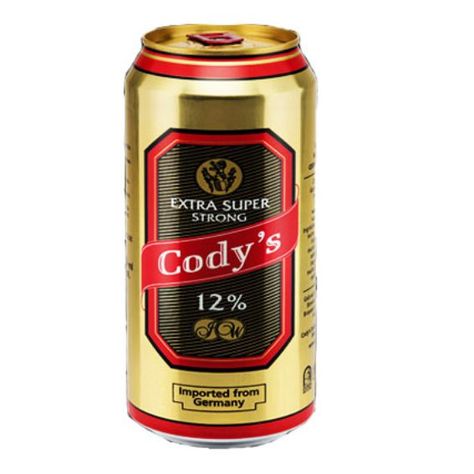 Bia Cody's 12% - Lon 500ml - Bia Nhập Khẩu Supplement Container, Beer