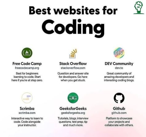 Website For Coding, Best Websites To Learn Coding, Coding Learning Website, C Coding, Computer Science Tips, Learning To Code, How To Code For Beginners, Computer Skills Learning, What Is Computer Coding