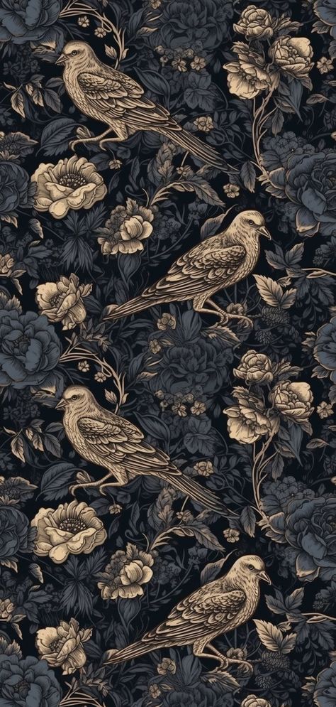 Dark Academia Floral, Baroque Elements, Aesthetics Vintage, Dark Academia Wallpaper, 2560x1440 Wallpaper, Victorian Age, Dark Acadamia, Gothic Pattern, Arte Indie