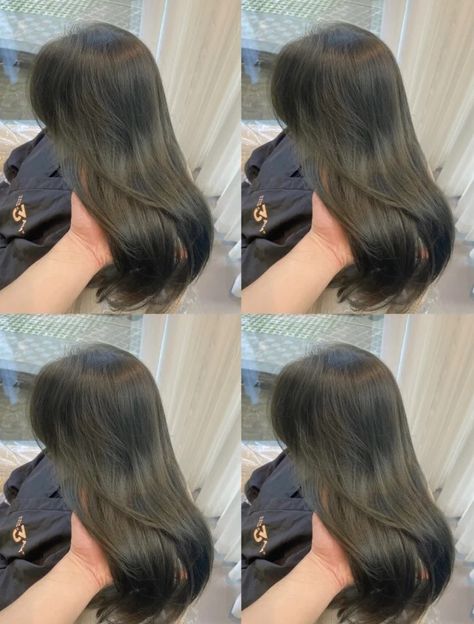 Olive Gray Hair Color, Olive Hair Colour, Greige Hair, Olive Hair, Hair Coloring, Ulzzang Fashion, Hair Colour, Hair Colors, Anatomy