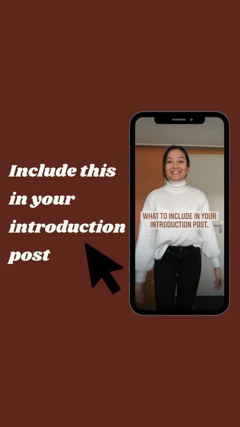 onlinerunner on Instagram: Are you thinking of creating an introduction post? Don’t know what to include?⁠ ⁠ Check this reel for plenty ideas to include that your… Introduction Posts For Instagram, Instagram Introduction Post Ideas, Introduction Post Instagram, Instagram Introduction Post, Ugc Tips, Neighborhood Sweater Weather, Introduction Post, Ig Reels, Don T Know