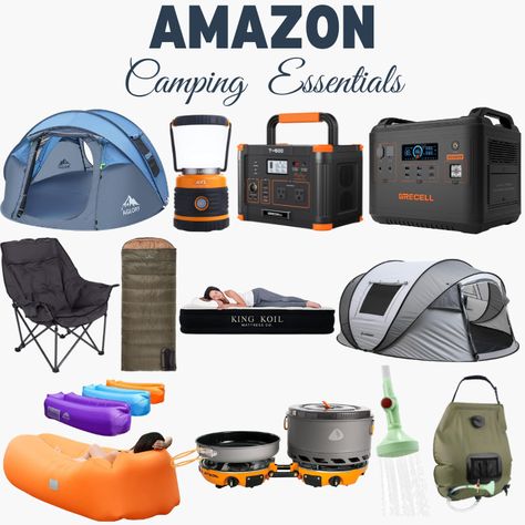 Amazon Camping, Camping Supply List, Camping Plates, Camping Essentials List, Camping For Beginners, Camping Gadgets, Best Camping Gear, Camping List, Wilderness Camping