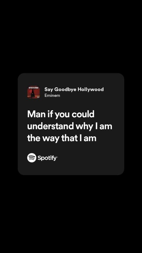 Qoutes From Songs Lyrics, Spm Lyrics, Eminem Spotify Lyrics, Eminem Song Lyrics, Eminem Song Quotes, Spotify Quotes, Eminem Lyrics, Eminem Music, Headphones For Iphone