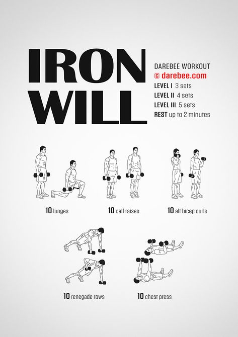 Iron Will Workout Darbee Full Body Workout, Darbee Workout, Workouts Cardio, Find Your Dream Job, Full Body Dumbbell Workout, Workout Program Gym, Gym Workout Planner, Dumbell Workout, Workout Routine For Men