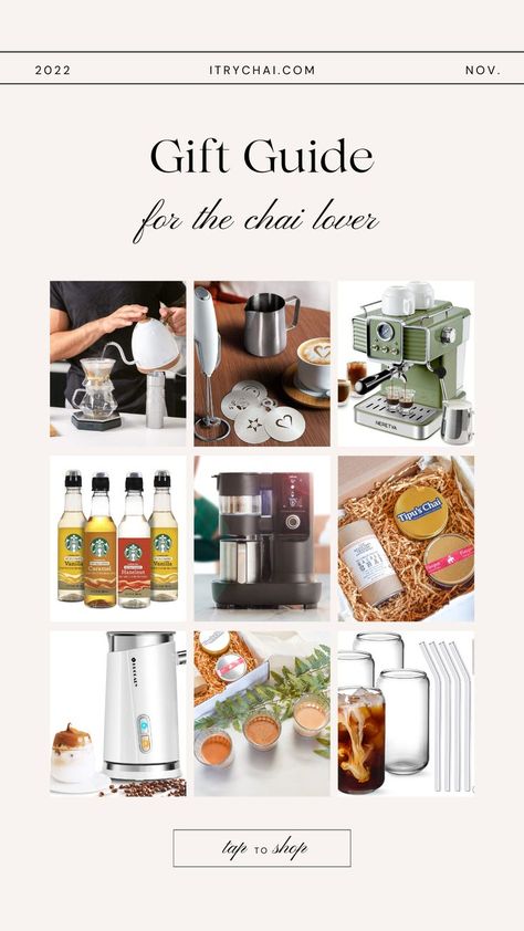 2022 Gifts, Lovers Gift Ideas, Chai Lover, Tea Drinks, Chai Recipe, Amazon Influencer, Chai Tea Latte, Put In The Work, Kitchen Black