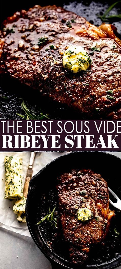 Well Done Steak, Beef Rib Steak, Sous Vide Steak Recipe, Sous Vide Ribeye, Instant Pot Sous Vide, Rib Eye Recipes, Sous Vide Steak, Ribeye Steak Recipes, Rib Steak