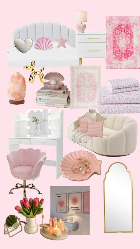 costal granddaughter pink aesthetic cute Pink Aesthetic Cute, Coral Room, Costal Granddaughter, Preppy Bedroom Decor, Pink Girl Room, Dorm Living Room, Cute Bedroom Ideas, Preppy Room, Cute Bedroom Decor