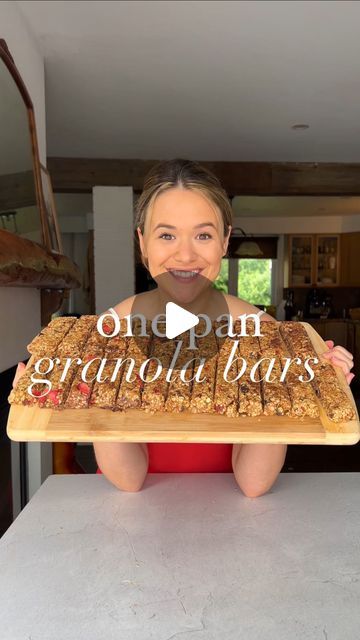 Homemade Chewy Granola Bars, Strawberry Granola Bars, Chewy Granola Bars Homemade, Homestead Pantry, Diy Granola, Carleigh Bodrug, Smooth Peanut Butter, Healthy Granola Bars, Chewy Granola Bars