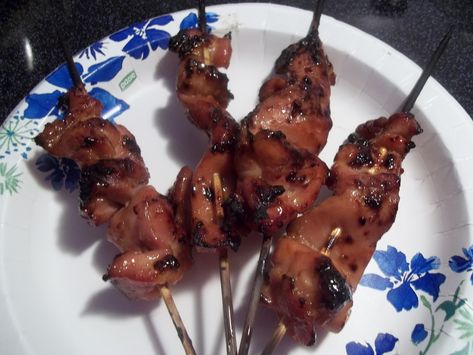 Oriental Chicken On a Stick | Sweet Tea and a Smile: Teriyaki Chicken on a Stick Recipe Chinese Teriyaki Chicken, Chinese Chicken On A Stick Recipe, Teriyaki Chicken On A Stick, Chicken On A Stick Recipe, Bacon Butter, Braised Chicken Breast, Ground Beef And Cabbage, Chinese Buffet, Chinese Chicken Recipes