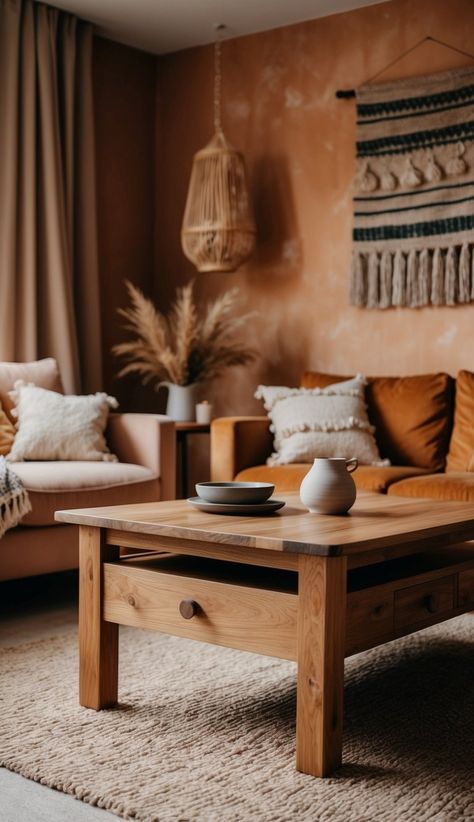 19 Cozy Earthy Living Room Ideas | Mummy Time Earthy Living Rooms, Cozy Earthy Living Room, Earthy Living Room Ideas, Earthy Living Room, Bring Nature Indoors, Earthy Colours, Home Inspiration, Warm Hug, Nature Indoors