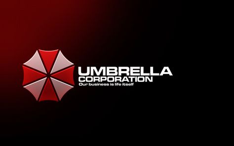 Resident Evil- The Umbrella Corp Umbrella Corporation Wallpapers, Resident Evil Wallpapers Pc, Cyberpunk Decals, Umbrella Resident Evil, Umbrella Wallpaper, Resident Evil Video Game, Resident Evil Umbrella, Weyland Yutani, Mac Backgrounds