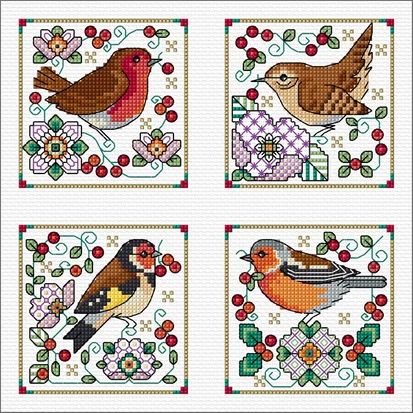 Christmas Cross Stitch Patterns, Lesley Teare, Cross Stitch Christmas Cards, Colourful Cross Stitch, Santa Cross Stitch, Cross Stitch Christmas Stockings, Blackwork Patterns, Cross Stitch Christmas Ornaments, Cross Stitch Bird