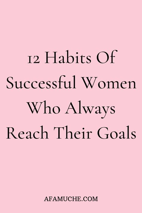 If you are interested in learning how to be a successful woman, habits of successful women, style of successful women, how to become a successful woman, morning routine for successful women, routine for successful women, goals for successful women, you must ensure that these twelve habits are inculcated in your daily living #selfgrowth #successfulwomantips #selfimprovement #whoisasuccessfulwoman #tipstobeasuccessfulwoman Tips To Success, Ways To Be Successful, Become The Woman Of Your Dreams, How To Be Successful In Life, How To Be Successful, Woman Morning Routine, Successful Women Style, Habits Of Successful Women, A Successful Woman