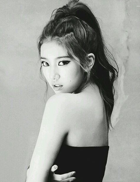 Bae Suzy #blackandwhite Ponytail Asian, Korean Life, Miss A Suzy, High Ponytail, Bae Suzy, Asian Celebrities, High Ponytails, Korean Actresses, Korean Celebrities