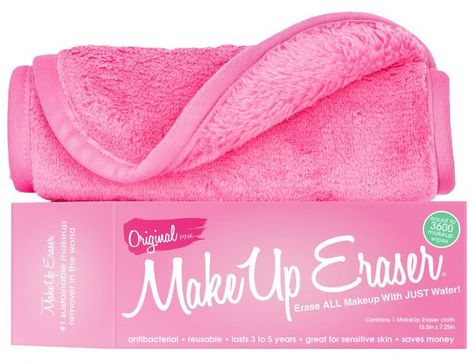 Top Ten Fave Products {Glossybox Advent Calendar 2021} - CurlyCraftyMom.com Make Up Eraser, Makeup Eraser Cloth, Chemical Free Makeup, Original Makeup, Remove Makeup From Clothes, Hd Makeup, Pink Photography, Makeup Eraser, Skin Care Wrinkles