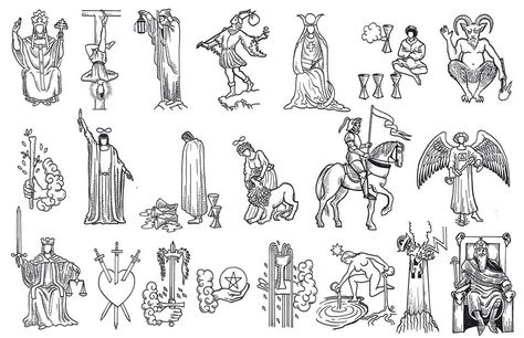 Gnostic Tattoo, Halloween Flash, Tarot Art, Fun Easy Crafts, Medieval Art, Tattoo Design Drawings, Fun Easy, Flash Tattoo, Easy Crafts