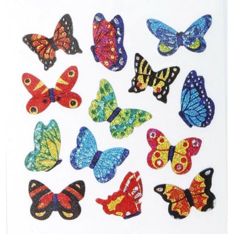 Powered by Frooition Visit our store Feedback Contact us About us Art Supplies Teaching Supplies Office Supplies Toys and Games BUTTERFLY STICKERS Item Description Colorful, self-adhesive stickers are great for incentives, goodie bags, graded papers and more. Package contains 15 "squares" of stickers. 195 stickers total, measuring approximately 1/2" to 5/8". About Us About Us Payment Shipping Term Y2k Stickers, Butterfly Stickers, Digi Scrapbooking, Teaching Supplies, Glitter Stickers, Sticker Collection, Scrapbook Stickers, Free Stickers, Sticker Book