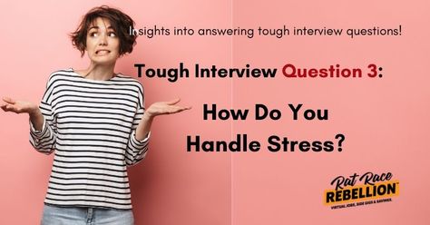 How Do You Handle Stressful Situations Interview, How Do You Handle Pressure Interview, Constructive Criticism Quotes, Criticism Quotes, Tough Interview Questions, Constructive Criticism, Rat Race, Stressful Situations, Best Answer