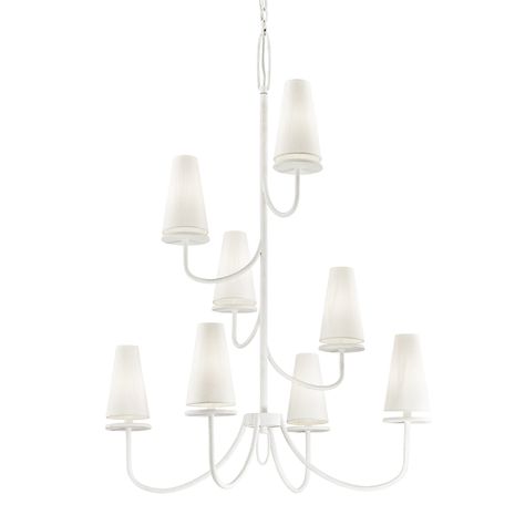 8 Light Chandelier, Transitional Chandeliers, Corbett Lighting, Lantern Post, Troy Lighting, White Chandelier, Traditional Chandelier, Table Lamps For Bedroom, Hudson Valley Lighting