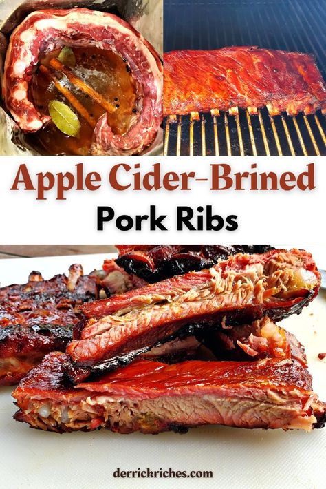 Brine Ribs, Pork Rib Marinade, Best Ribs Recipe, Rib Marinade, Boneless Pork Roast, Pork Ribs Recipe, Boneless Pork Ribs, On The Smoker, Smoked Pork Ribs