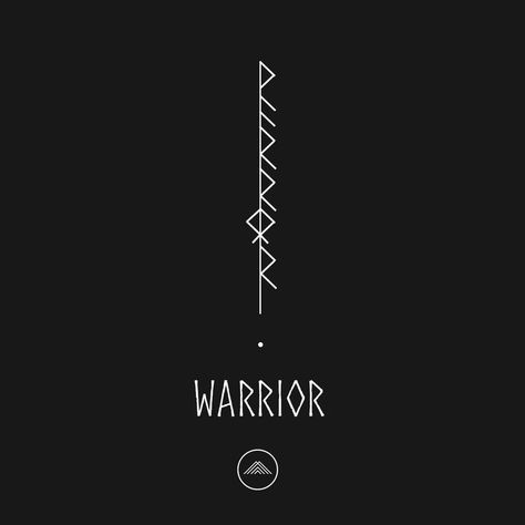 Another combination of Elder Futhark, this time in spelling out 'Warrior' then merged into this unique artwork piece. The original symbols used are - ᚹᚨᚱᚱᛁᛟᚱ Remember each rune has its own unique meaning which I recommend reading about. “The Elder Futhark (or Fuþark), also known as the Older Futhark, Old Futhark, or Germanic Futhark, is the oldest form of the runic alphabets.” #futhark #elder #runes #rune #viking #scandinavian #tattoo #inspiration #warrior Symbolic Warrior Tattoos, Viking Rune For Warrior, Warrior Rune Symbol, Bind Runes Symbols Tattoo Ideas, Viking Tattoos With Meaning, Witches Runes Tattoo, Bindrune Tattoo Viking Symbols, Viking Rune Tattoo Meaning, Viking Tattoos Runes