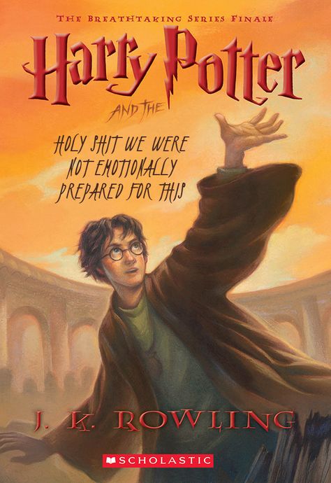 And Harry Potter and the Deathly Hallows: | This Is What The Harry Potter Books Should Have Really Been Titled Deathly Hallows Book, Movies Wallpaper, Harry Potter Book, Classic Novels, Rowling Harry Potter, The Deathly Hallows, Harry Potter Deathly Hallows, Buku Harry Potter, Neville Longbottom