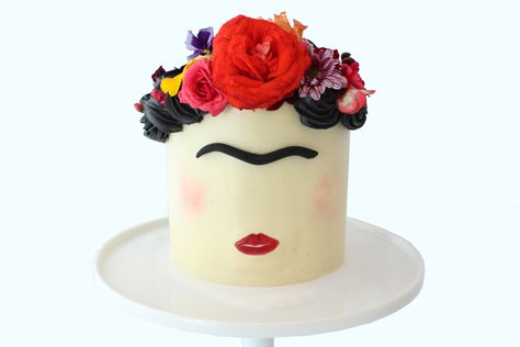 Frida Cake, Frida Kahlo Cake, Frida Kahlo Birthday, Wedding Anniversary, Cake Toppers, Birthday Cake, Baking, Cake, Ethnic Recipes