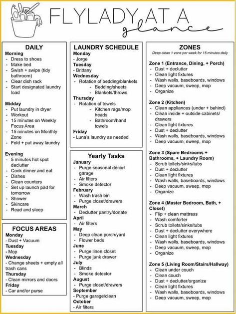 Flylady Cleaning Schedule Printable, Fly Lady Cleaning Schedule Zones, Adult Cleaning Schedule, Lazy Cleaning Schedule, Fly Lady Zones, Fly Lady Cleaning Schedule Printable, Fly Lady Cleaning Schedule, Flylady Cleaning Schedule, Cleaning Zones