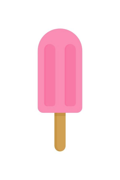 Popsicles Packaging, Flat Design Ideas, Popsicle Art, Tufting Rug, Ice Cream Logo, Popsicle Party, Stick Drawings, Simple Birthday Party, Ice Cream Art