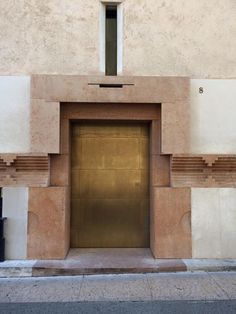 Hey Hey | enter Carlo Scarpa Architecture, Contemporary Front Doors, Door Inspiration, Carlo Scarpa, Verona Italy, Famous Architects, Front Door Design, Sendai, Brutalism