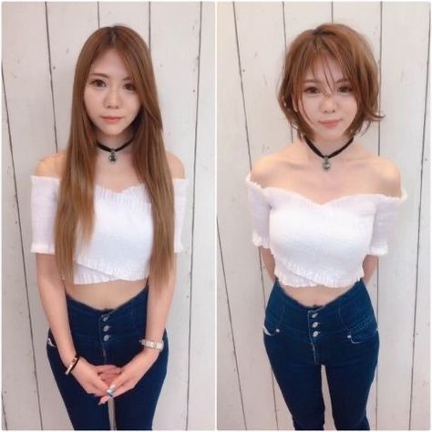 Long Hair Cut Short, Mommy Outfits, Dyed Hair Inspiration, Pretty Hair Color, Japanese Hairstyle, Haircuts For Medium Hair, Girl Short Hair, Baddie Hairstyles, Wig Styles