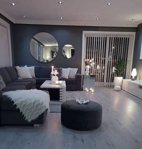 Modern Lounge Rooms, Lounge Room Design, Apartment Living Room Design, Living Room On A Budget, Living Room Decor Cozy, Ideas Living Room, Living Room Decor Modern, Bedroom Designs, Decor Home Living Room