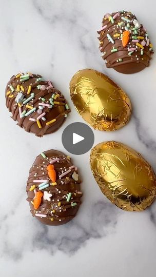 78 reactions · 34 shares | Learn how to make homemade peanut butter eggs that are delicious and easy to make!
Homemade peanut butter eggs taste so much better than store bought candy and you can make them for a fraction of the cost! All you need is our Merckens melting chocolate, one of our egg chocolate molds, and our premade peanut butter filling (or make it homemade using the recipe on our blog).
Wrap with foil candy wrappers or drizzle with melted chocolate and sprinkles. Watch to learn how to make them and then head over to confectioneryhouse.com to get the supplies!

#candy #easter #eastertutorial #eastereggs #eastercandy #dessert #chocolate #chocolaterecipes #merckenschocolate #peanutbutter #candymaking | Confectionery House | Giulio Cercato · Seaside (Instrumental) Homemade Peanut Butter Eggs, Egg Chocolate, Peanut Butter Eggs, Dessert Chocolate, Peanut Butter Filling, Homemade Peanut Butter, Holiday Foods, Melted Chocolate, Easter Candy