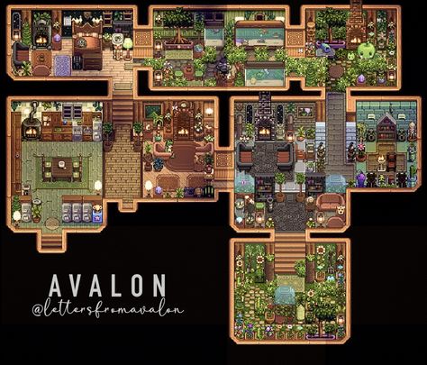 Animal Crossing: New Horizons / Gaming Grandpas Grave Stardew Valley, Stardew Tool Upgrades, Stardew Valley Animal Farm Layout, Stardew Aquarium Room, Stardew Valley Home Decor, Stardew Farm Decoration, Stardew Valley Grandpa Farm Layout, Stardew Valley Outdoor Decor, Stardew Valley Farmhouse Layout