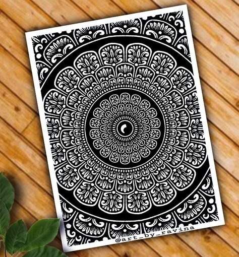 Full Page Mandala Art, Beast Movie, Black Mandala, Sketches Doodles, Beauty And The Beast Movie, Art Sketches Doodles, Mandala Art Therapy, Doodle Art Drawing, Mandala Design Pattern