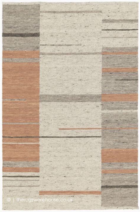 NEW: Trace Orange Rug, a New Zealand wool pebble textured flat-woven Moroccan rug, with a contemporary geometric design and orange and rust accents (11 set & custom sizes) https://www.therugswarehouse.co.uk/orange-terracotta-rugs/trace-orange-rug.html #TheRugsWarehouse Carpet Texture, Hotel Project, Grey Carpet, Orange Grey, Modern Carpet, Geometric Lines, Orange Rugs, Beige Rug, Geometric Rug