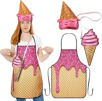 Diy Ice Cream Truck, Ice Cream Cone Costume, Cone Costume, Ice Cream Hat, Ice Cream Costume, Ice Cream Bag, Cartoon Ice Cream, Halloween Ice Cream, Ice Cream Party Theme