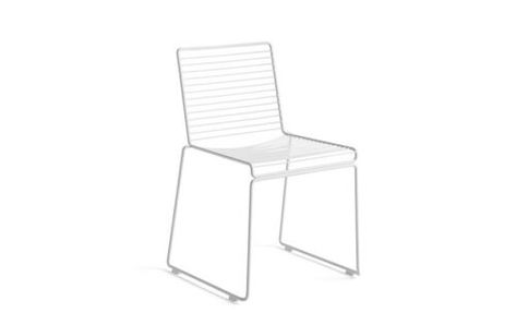 Authentic HAY Hee Dining Chair | Design Within Reach | eBay Hay Hee Dining Chair, Wire Dining Chairs, A Line Drawing, Outdoor Cafe, Lounge Chair Design, Chair White, Dining Chair Design, Contemporary Chairs, Wire Shelving