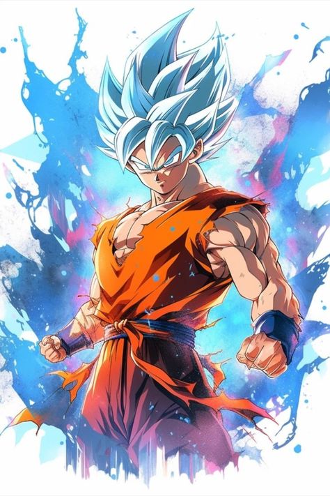 #dragonballz Goku Art, Goku Drawing, Dragon Ball Painting, Dragon Ball Super Wallpapers, Dragon Ball Super Artwork, Dragon Ball Art Goku, Anime Dragon Ball Goku, Dragon Ball Wallpapers, Dragon Ball Super Manga