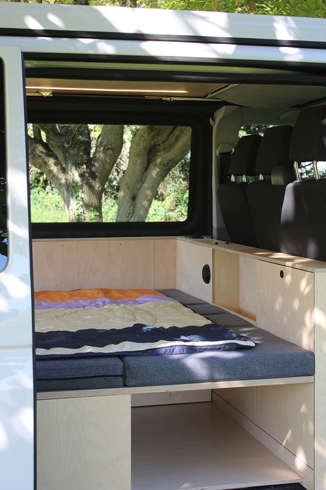 T6 Volkswagen camper conversion. ⁠ Sigma layout, available on our online configurator. Bespoke layout where every detail matters. Always with the same goals : a simple and closer to nature living experience.⁠ #vanaménagé #camperbuild #vanconversion #camperdesign #vanbuildinprogress #t6vwcamper #t6aménagé #vwcamper #vaninterior #vanfurniture Delica Van, Camper Diy, Nature Living, T5 Camper, Volkswagen Camper, Build A Camper Van, Build A Camper, Van Interior, Camper Conversion