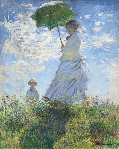 Painting Claude Monet, Artist Monet, Monet Claude, Painting Female, Countryside Art, Parisian Home Decor, Countryside Paintings, Painting Pastel, Claude Monet Paintings