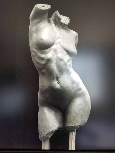 Nude Statue Reference, Female Sculpture Anatomy, Greek Body Sculpture, Female Anatomy Drawing Pose Reference Human Figures, Women Torso Drawing, Greek Sculpture Women, Woman Torso Reference, Nude Drawing References Female Pose, Twisting Torso