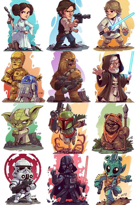 Star Wars Characters Drawings, Movies Wallpaper, Wallpaper For Iphone, Star Wars Characters, Star Wars Gifts, The Star, Art Work, Art Style, Character Art